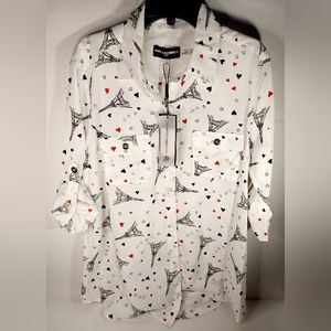 Karl Lagerfeld Button Down Shirt - Size S Women